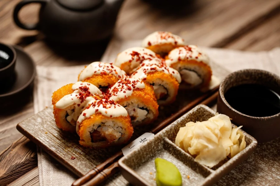 Ролл Диабло темпура