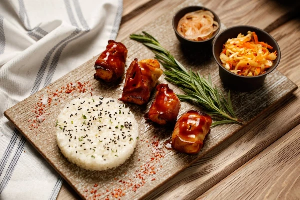 Куриное филе в беконе гриль