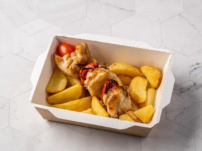 Вох Куринный шашлычок с картофельными дольками