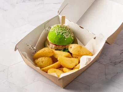 Вох Мини бургер с картофельными дольками