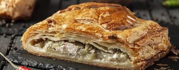 Пирог со свининой и картофелем