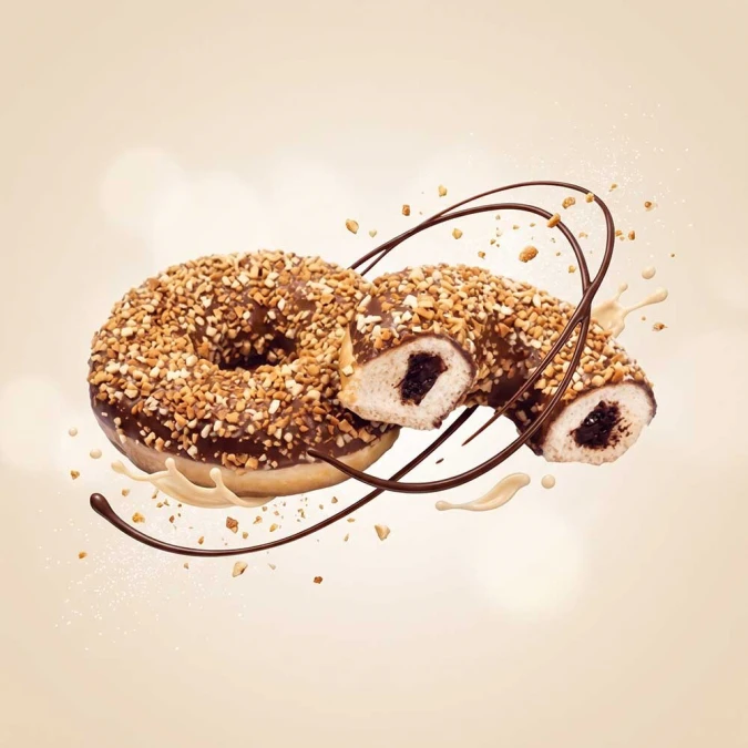 Donut Nutty Cream