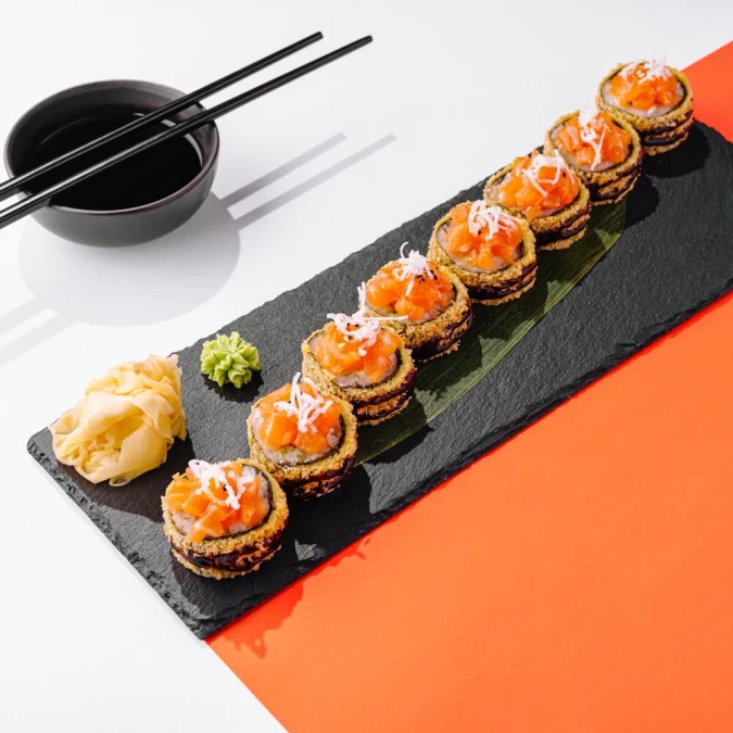 Tempura Sake Tartar