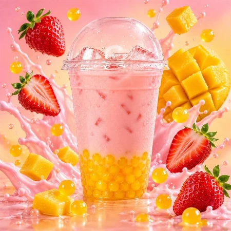 Bubble Tea Capșuna