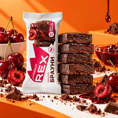 Brownie cu vișină