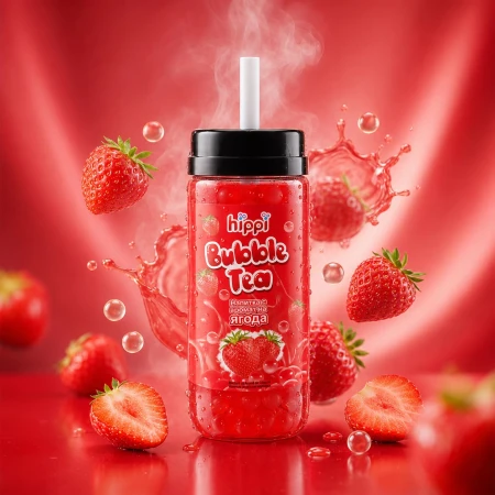 "Bubble Tea" Căpșună