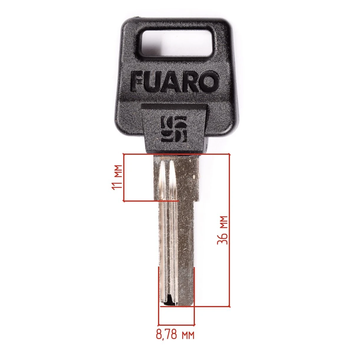№235 - Fuaro пластик (8,6*2,3*25 мм) (арт.4158)