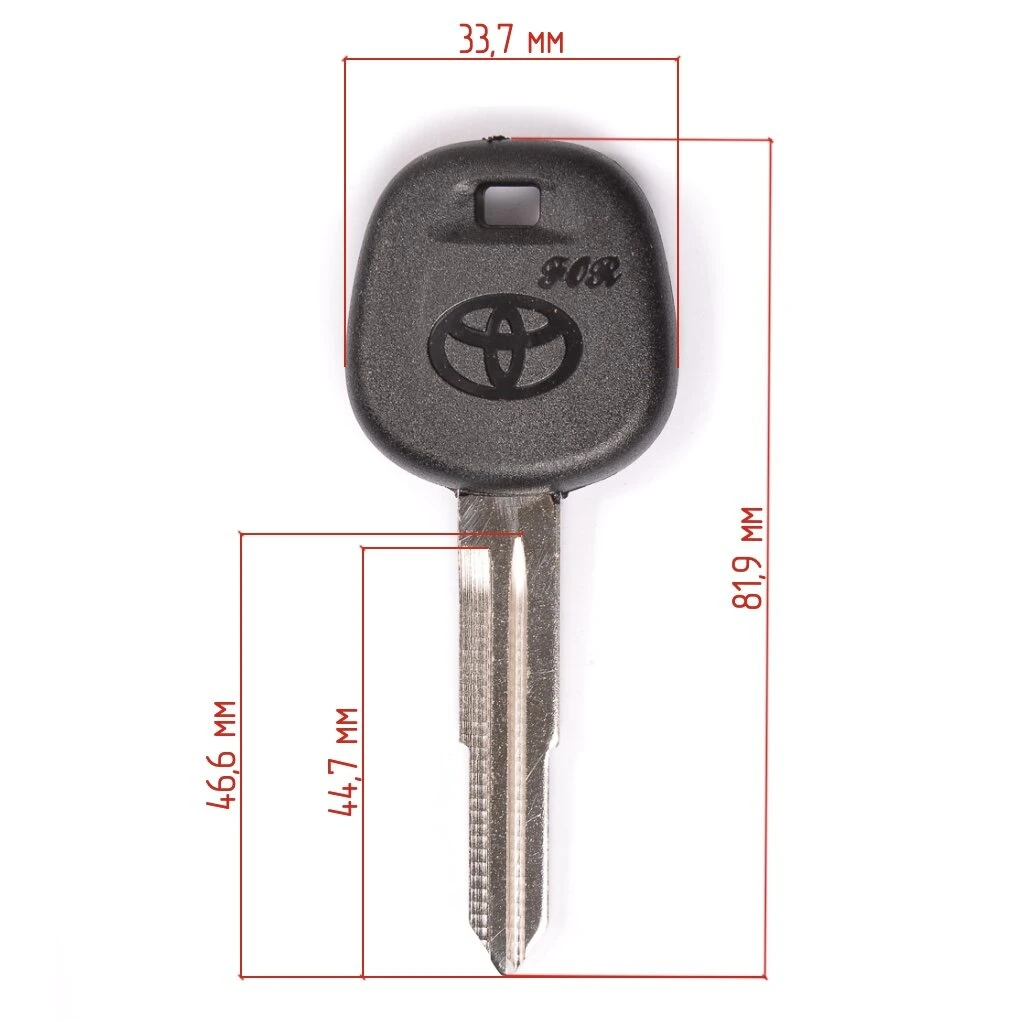 Ключ автомобильный 277/2- TOYO-9P TY40RP79 TOYO-9P TOY41RP TY48P авто (арт.6495)