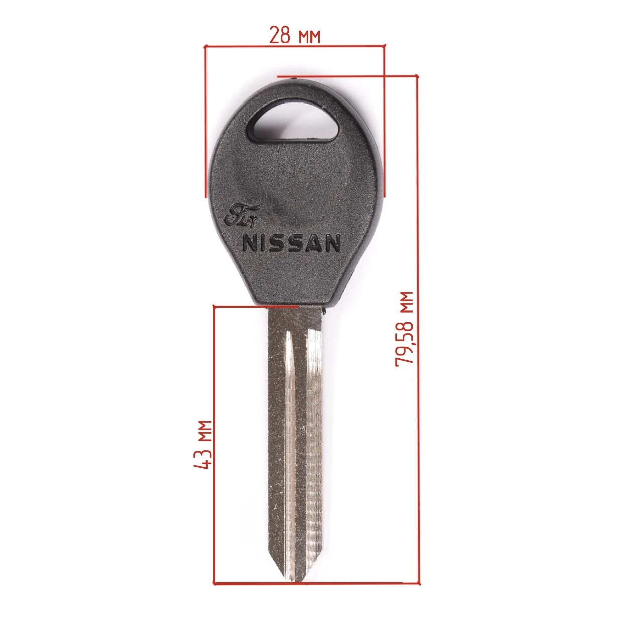 Ключ автомобильный 275/1- NISSAN/ HYUNDAI (арт.6496)