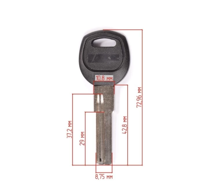 #181 КЛЮЧ ВЕРТИКАЛЬНЫЙ 260/4 - BAODEAN (28MM) ПЛАСТИК ПОД БРОНЬ