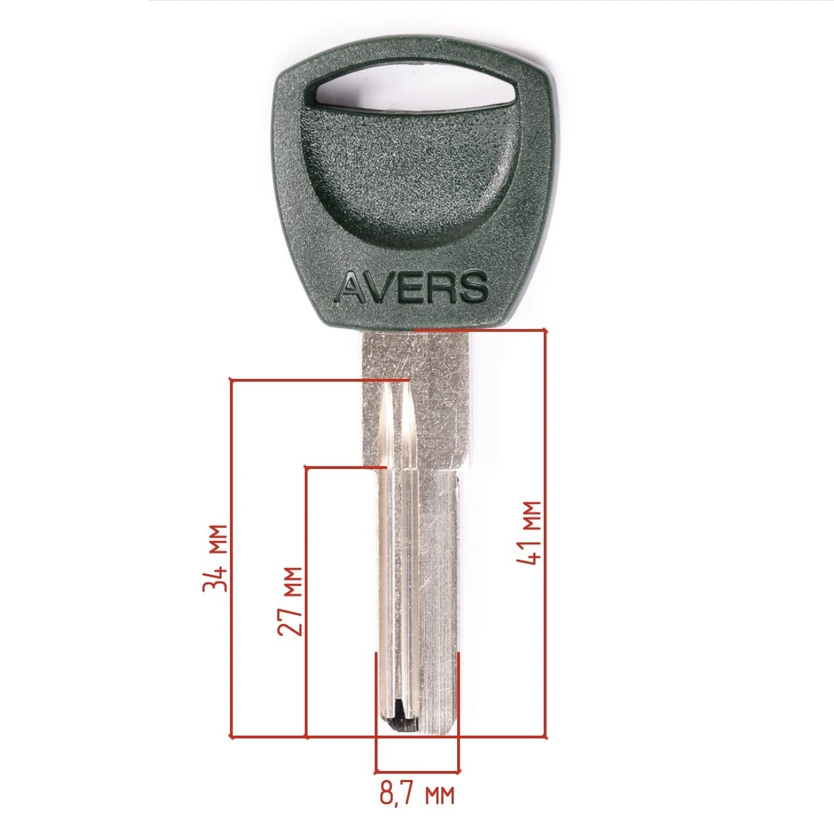 №224 - AVERS 2D 27мм, пластик 2паза (арт.3985)