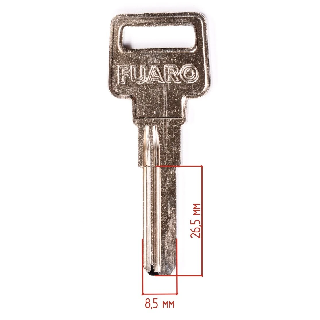 №232 - Fuaro 2 паза, металл (арт.3287)