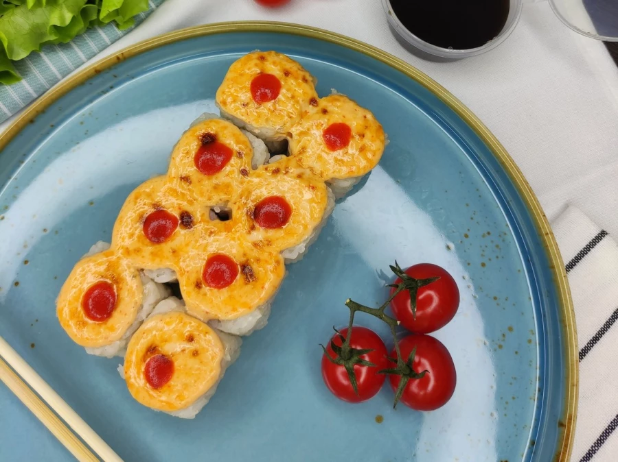 Запечённый Острый лосось