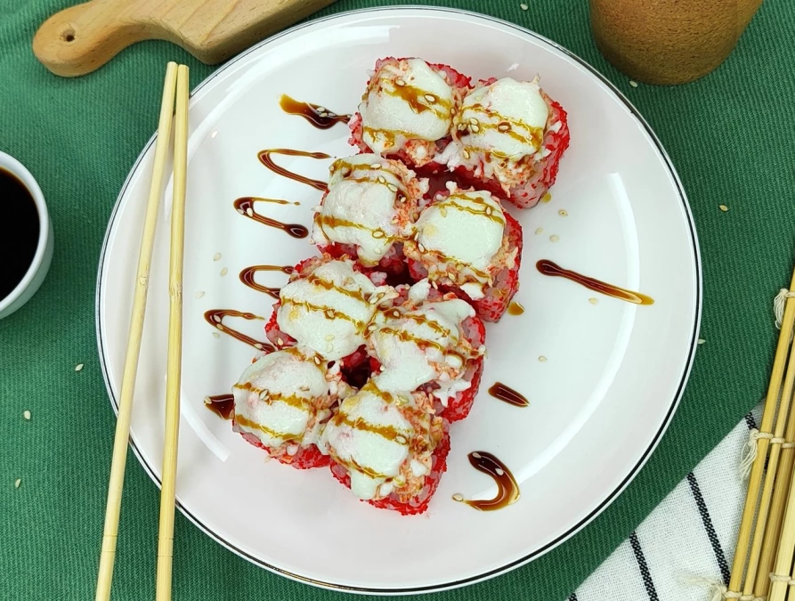 Запечённый с крабом