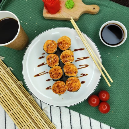 Запечённый с курицей