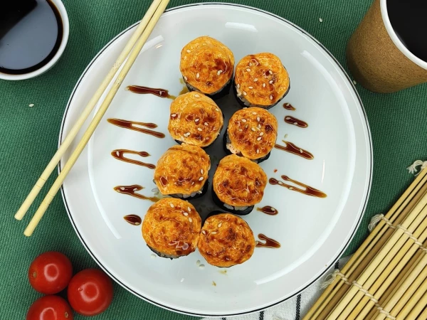 Запечённый с курицей