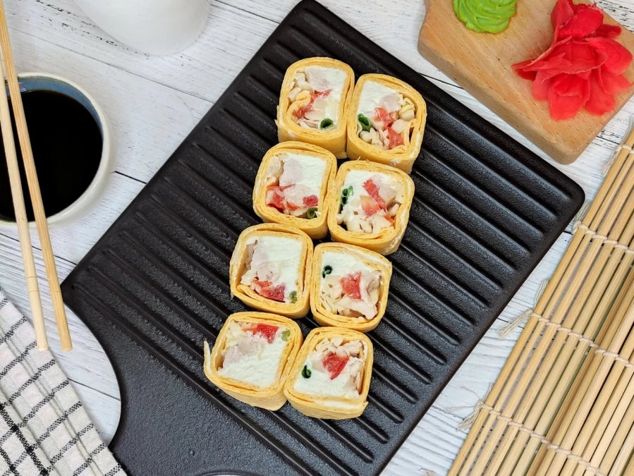 Тортилья с копчёной курицей