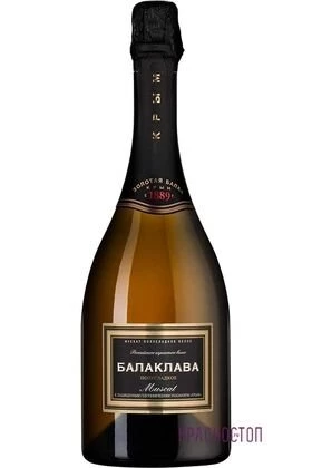 Вино Рос.игристое бел.полусладкое «БАЛАКЛАВА МУСКАТ»