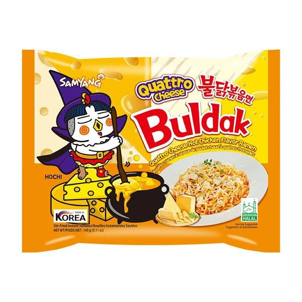 SAMYANG buldak Quattro cheese (Бульдак 4 сыра)