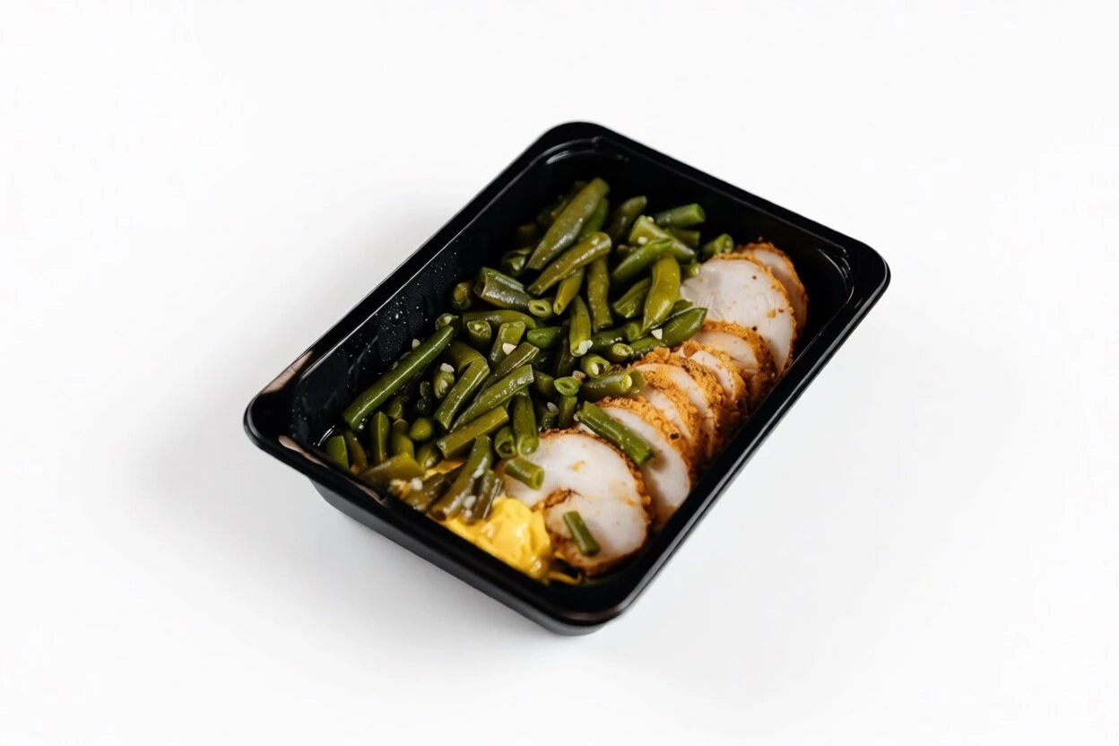 Куриная грудка с фасолью