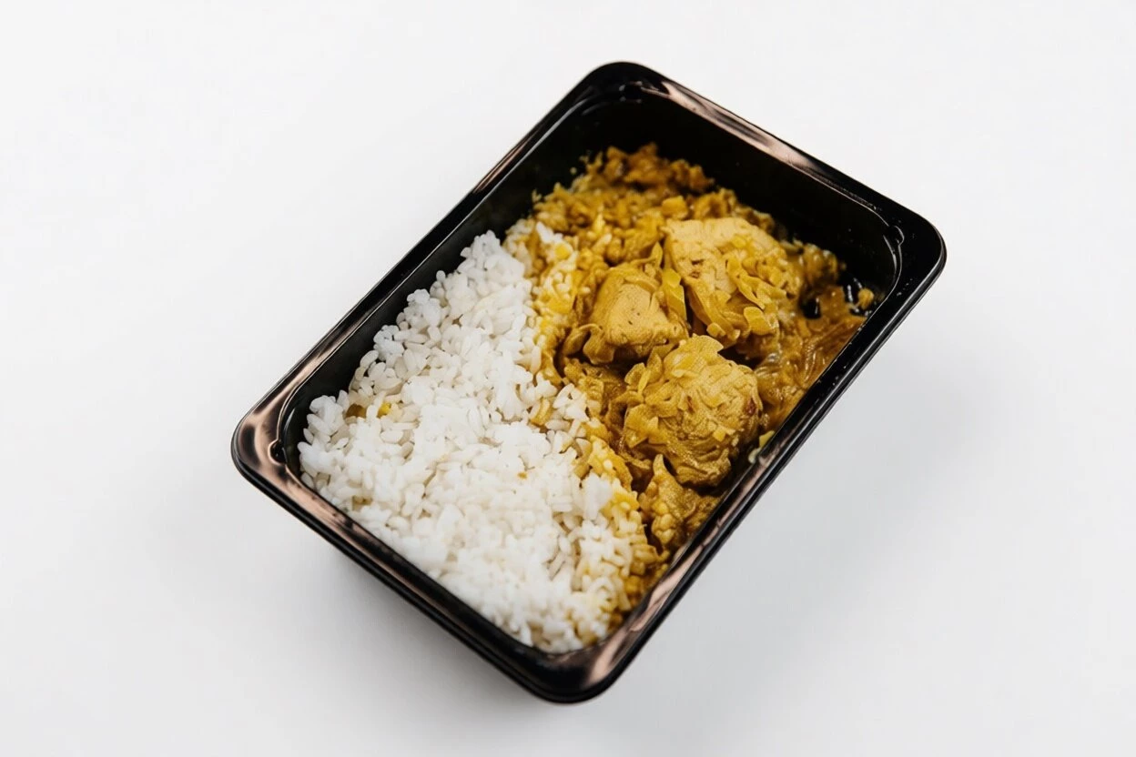 Курица карри с рисом