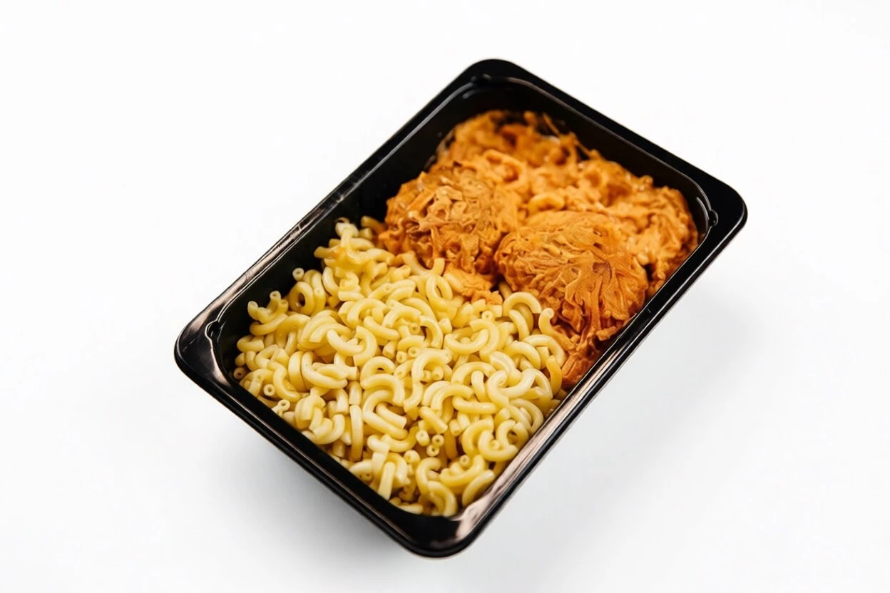 Тефтели мясные с рожками