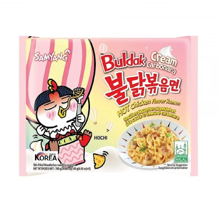 SAMYANG buldak Cream carbonara (Бульдак крем карбонара)