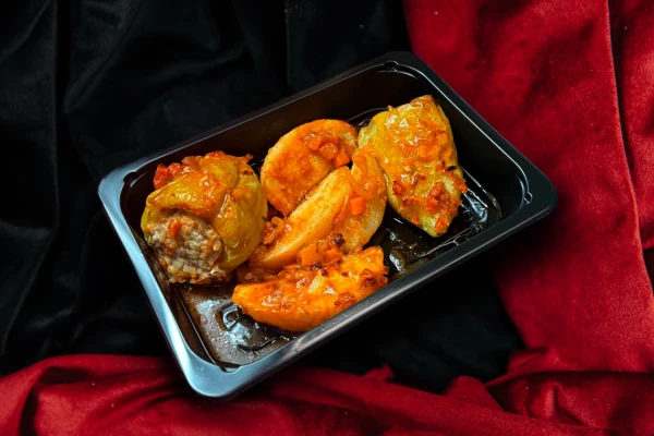 Перец фаршированный с картофелем