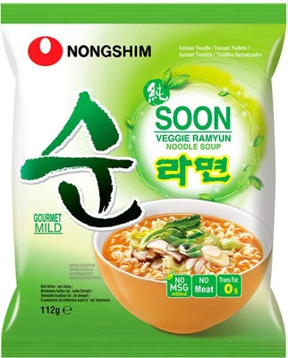NONGSHIM Soon Veggie Ramyun (Веганский)