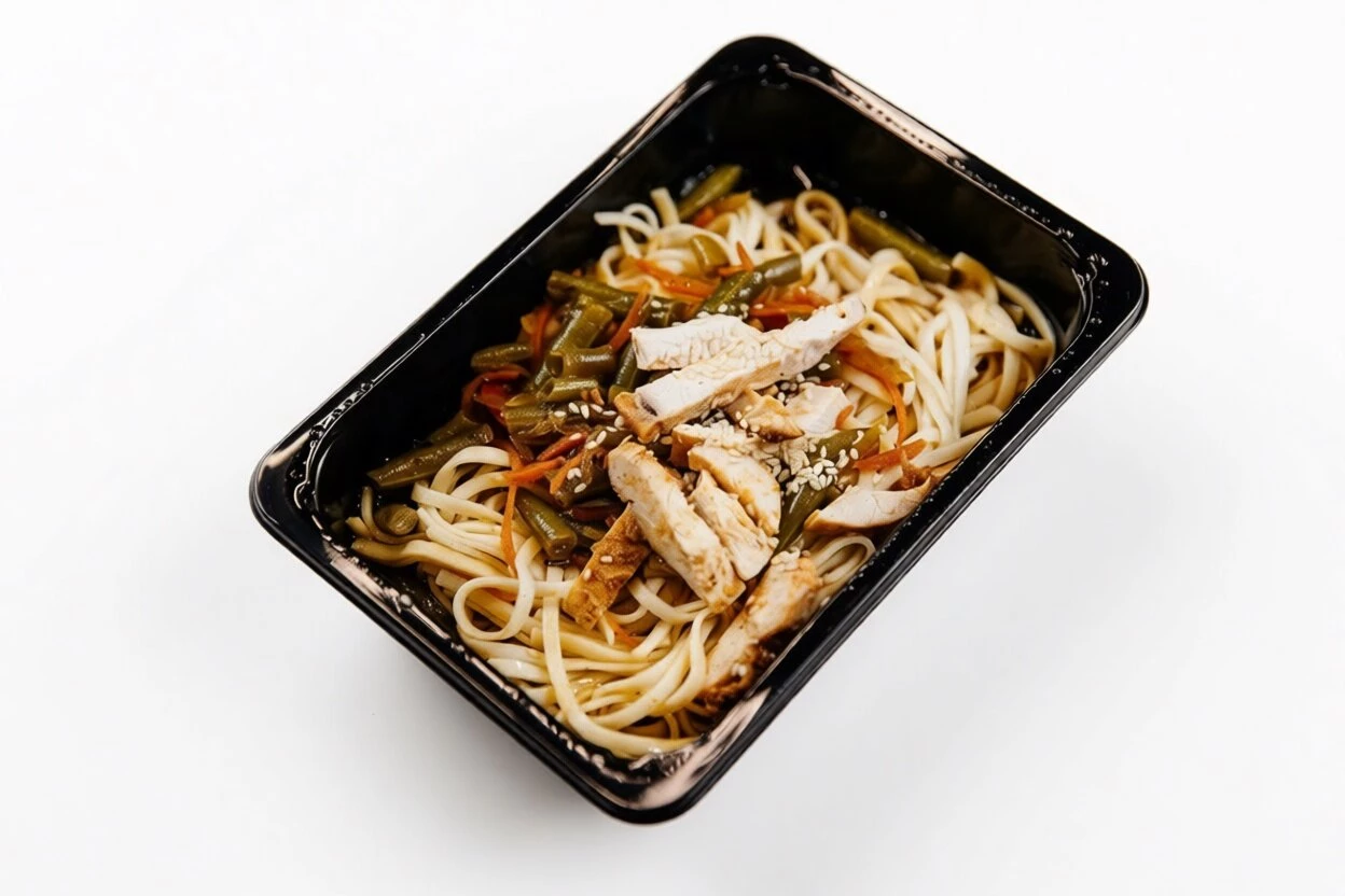 Лапша удон с курицей