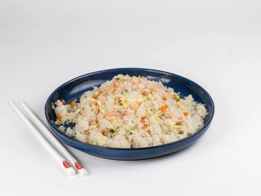 Жареный рис с креветкой 扬州炒饭