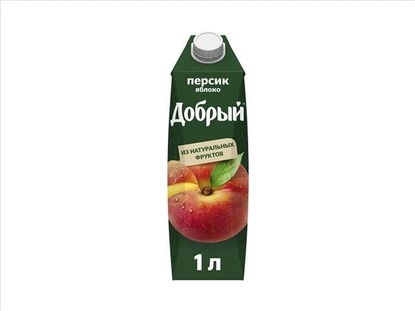 Сок Добрый Яблоко Персик 1л