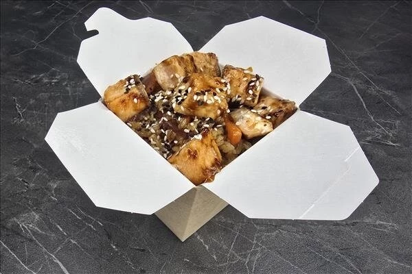 Тяхан с лососем