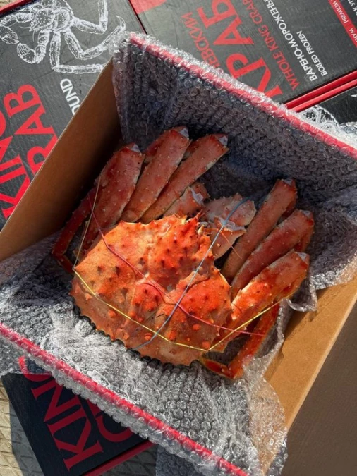 Краб камчатский целый ( подарок )