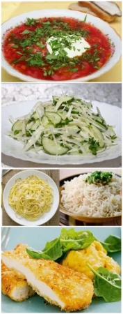 Комплексный обед на среду