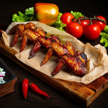 Куриные крылышки на мангале