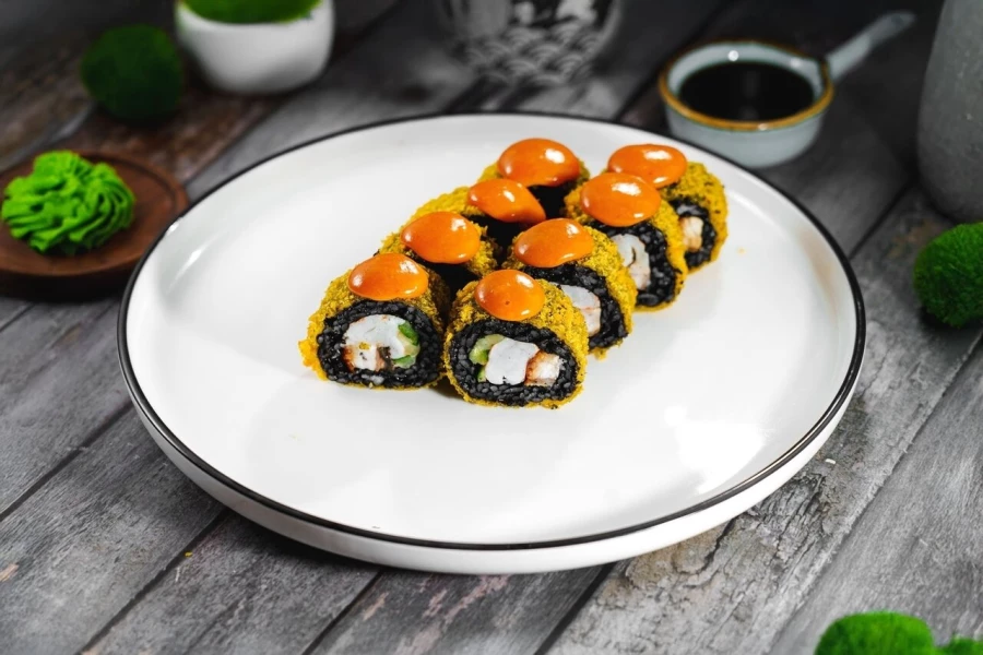 Горячий ролл Фудзи (черн)