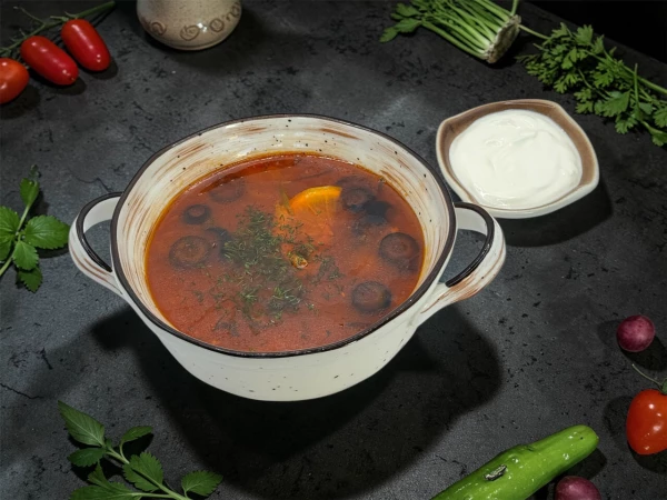 Суп Солянка мясная бизнес.