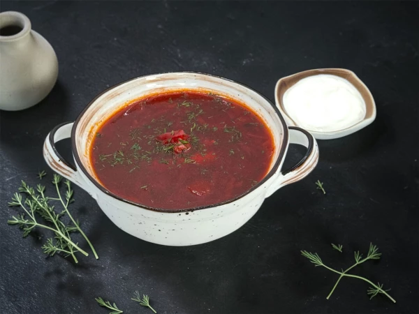 Суп Борщ с курицей бизнес.