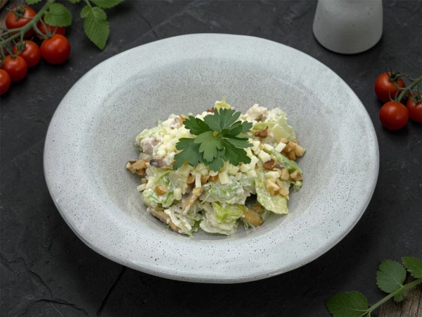 Салат курица с ананасом