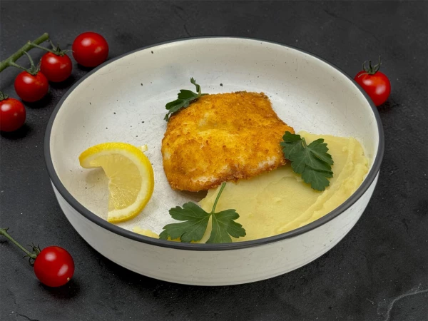 Шницель с пюре (бизнес ланч)