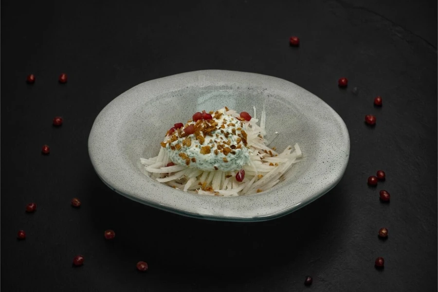 Салат с редькой (бизнес ланч)