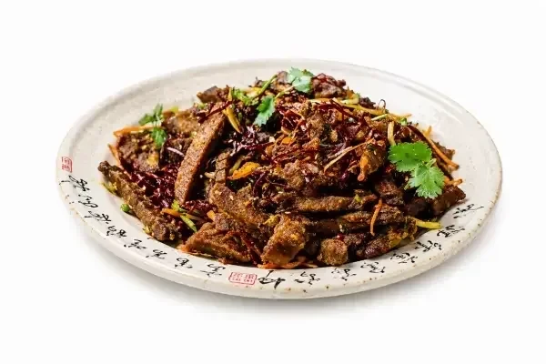 309 Говядина соломкой с кинзой и перцем