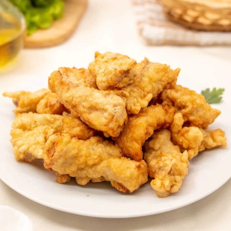 617  Минтай в кляре жареный кусочками