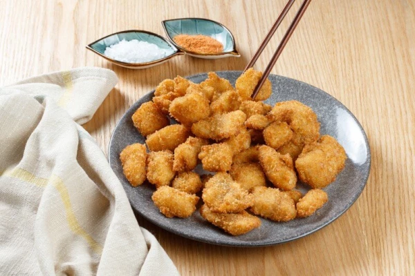 614  Кусочки минтая в сухарях