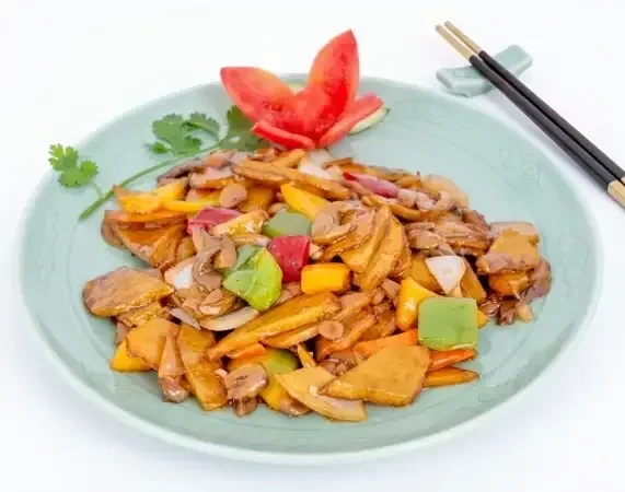 704 Картофель с шампиньонами