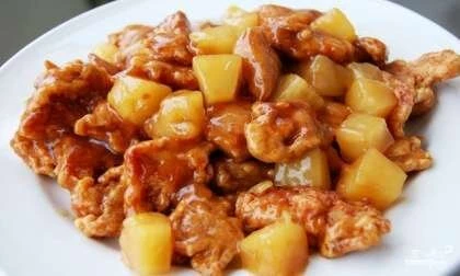 509  Куриное филе с ананасами