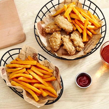 527  Наггетсы по шанхайски с картофелем фри