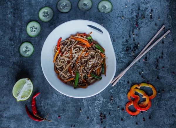 Лапша удон.