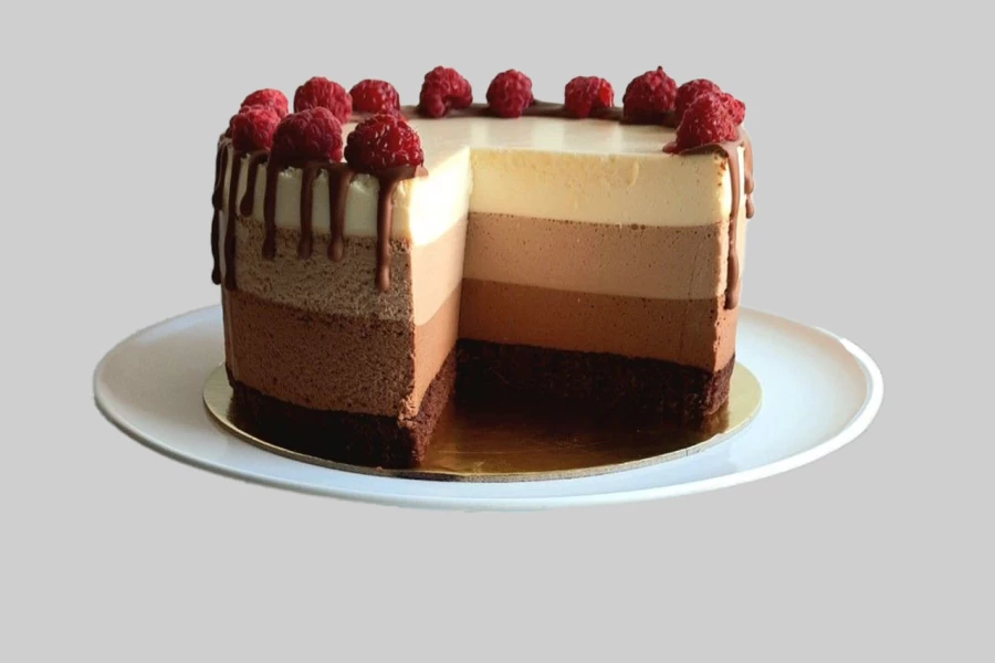 Заказной торт Три шоколада